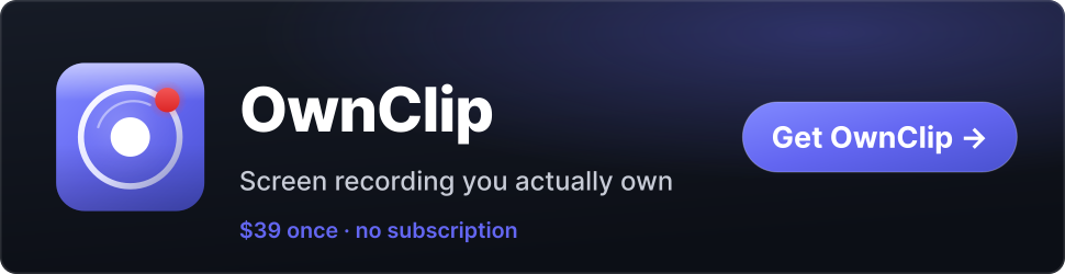 OwnClip affiliate banner, Billboard, 970 × 250