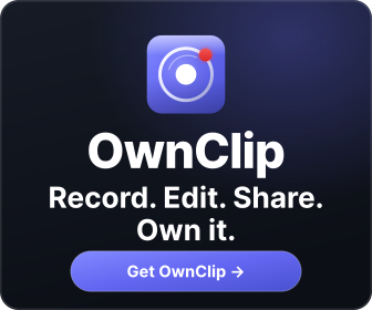 OwnClip affiliate banner, Large rectangle, 336 × 280